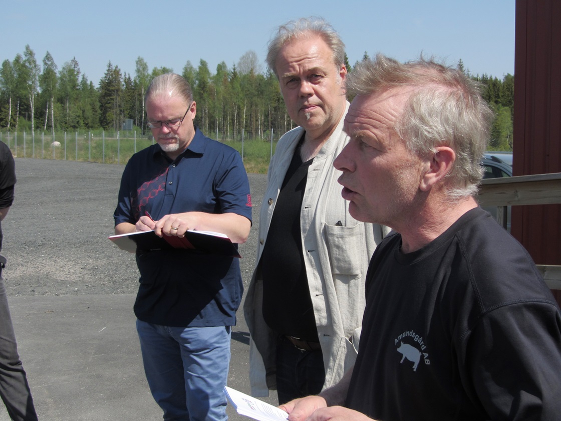 Hans Andersson, Mats Eklund and Joakim Granefelt