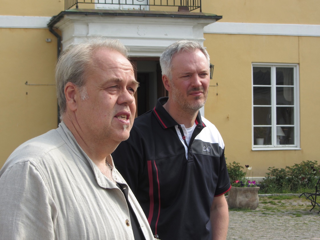 Mats Eklund and Jonas Ammenberg on Wapnö gård