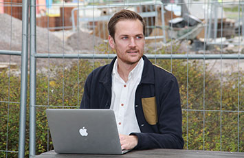 Joakim Arnåsen, student på Samhällsplanerarprogrammet