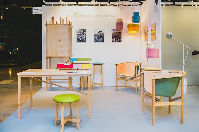 Möbelkollektionen Valpo som visades på Möbelmässan 2016