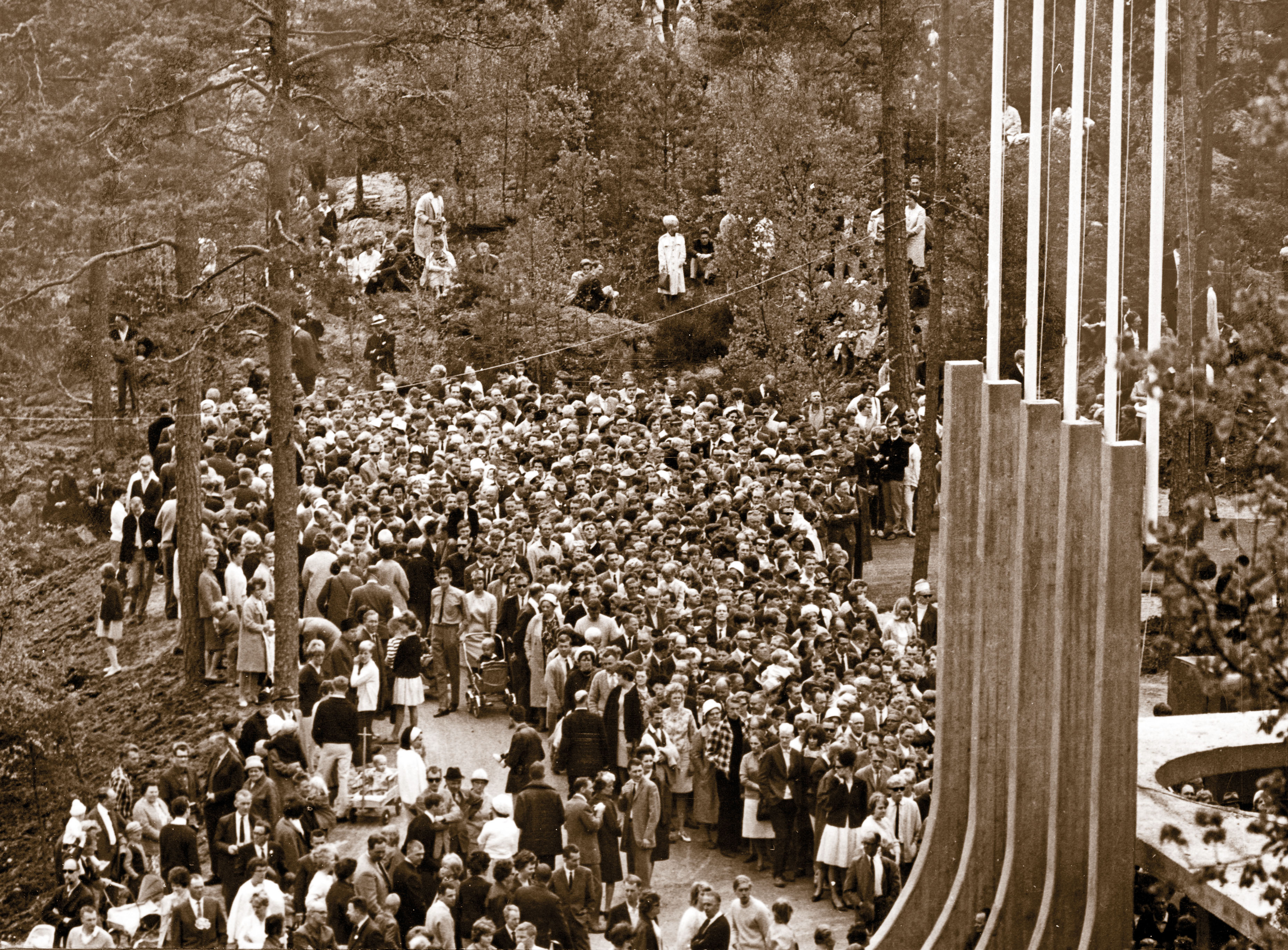Invigning Kolmårdens djurpark 1965