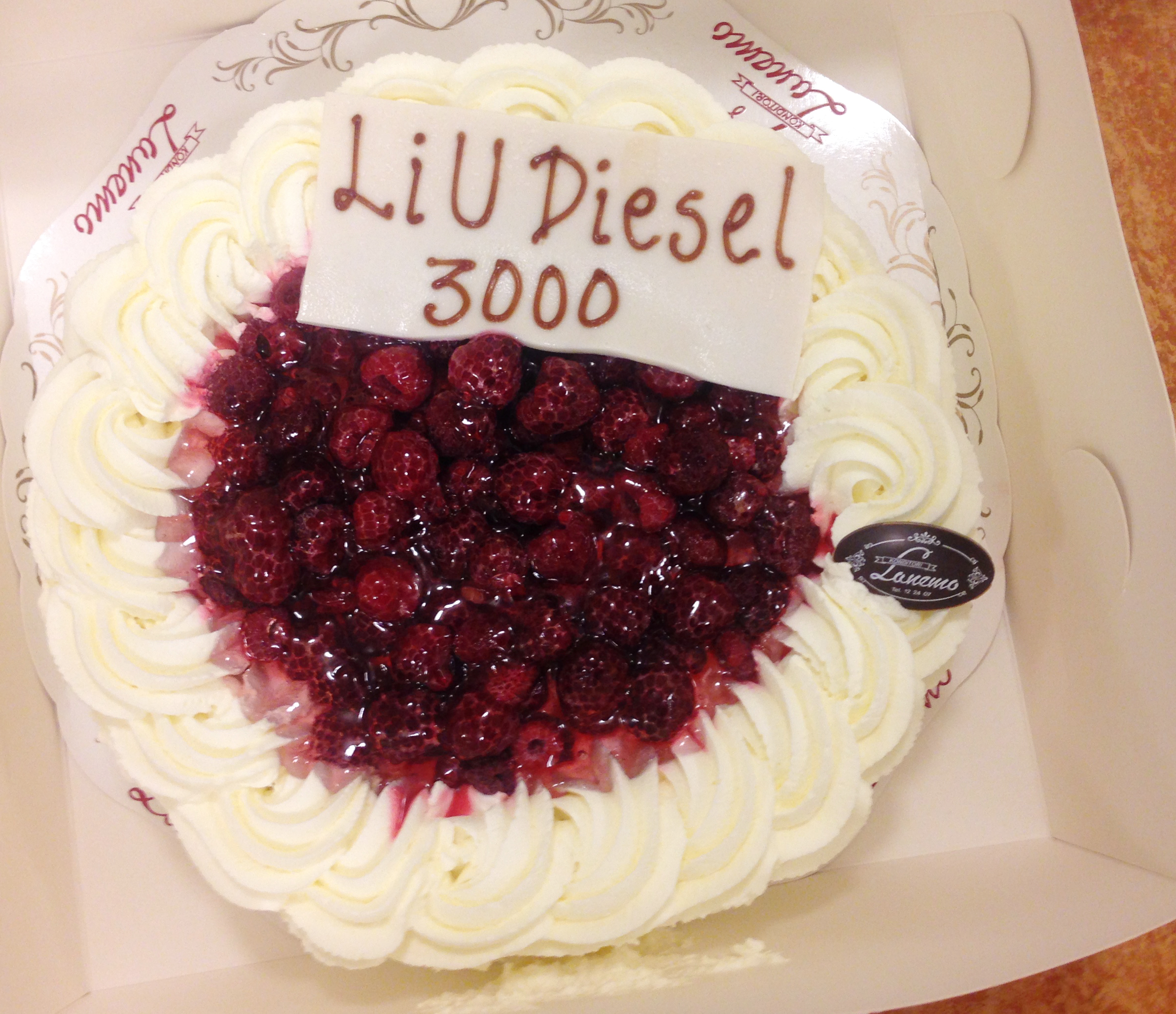 3000 nedladdningar firas med tårta