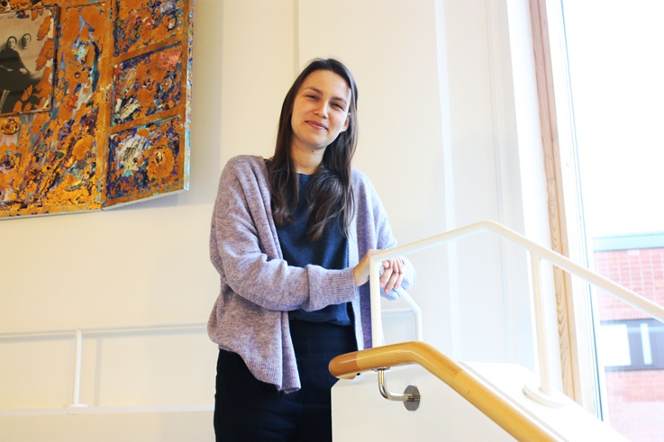 PhD student Yelyzaveta Hrechaniuk