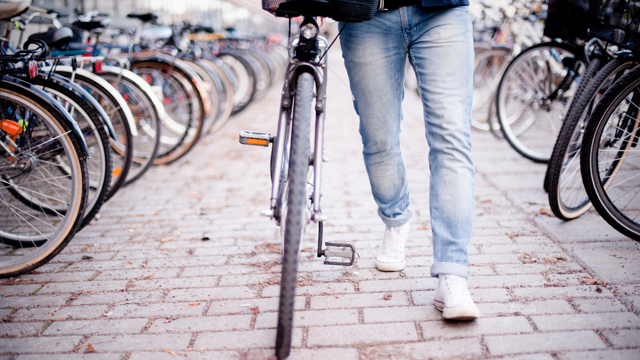 Bicycles at Linköping University