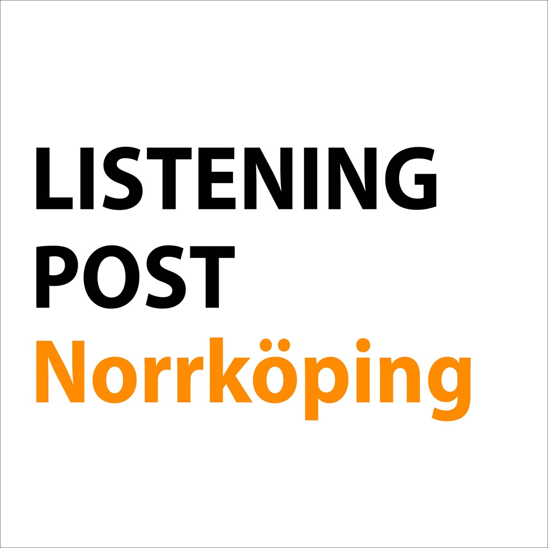 Omslagsbild The listening post Norrköping