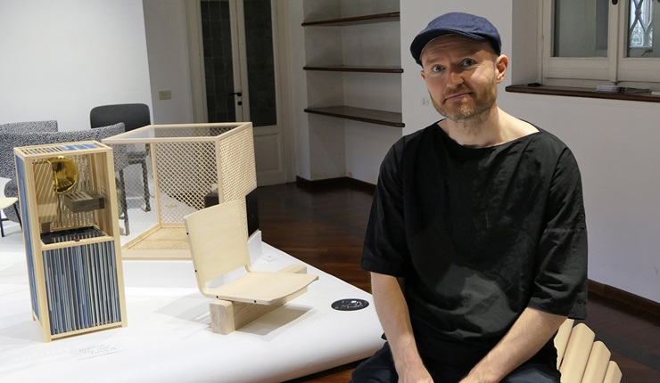Malmstens Milan Design Week 2018 Ottar Gjendahl Sörensen möbelsnickeri skåp Vattenfall