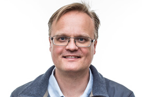 Mattias Hjerpe forskar om städers klimatomställning.