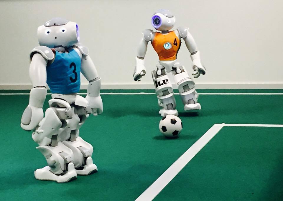 Robotar tränar inför fotbolls-VM