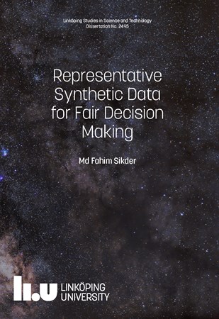 Cover of publication 'Representative Synthetic Data for Fair Decision Making'