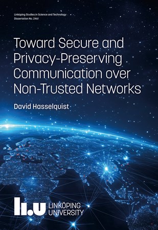 Cover of publication 'Toward Secure and Privacy-Preserving Communication over Non-Trusted Networks'