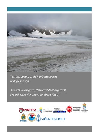 Omslag för publikation 'Terrängpejlen, CARER arbetsrapport: nulägesanalys'