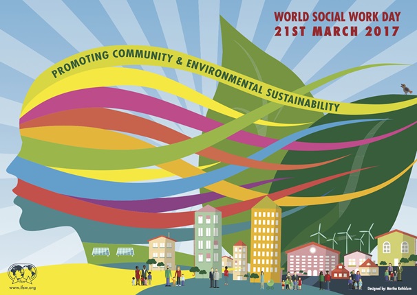 Initiativet till World Social Work Day kommer från ISFW, International Federation of Social Workers. 