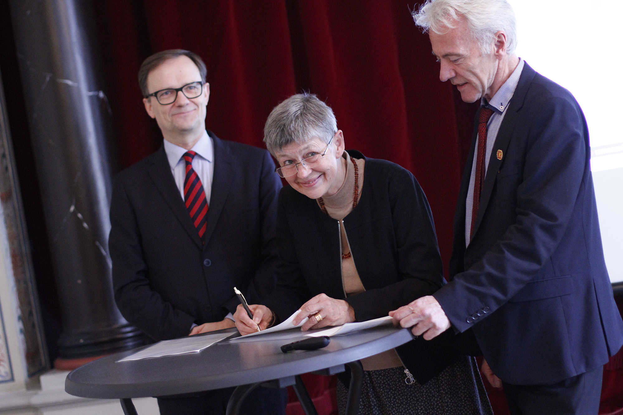 Undertecknande av samverkansavtal om klimat. SMHI, LiU och Norrköpings kommun 2017