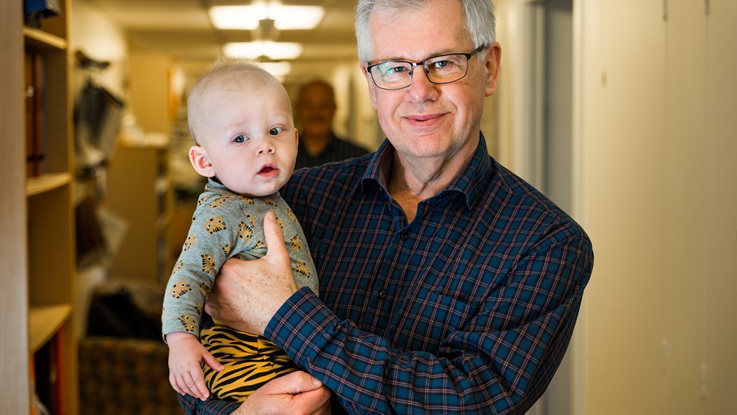 Reproduktionsimmunologi, Jan Ernerudh med baby