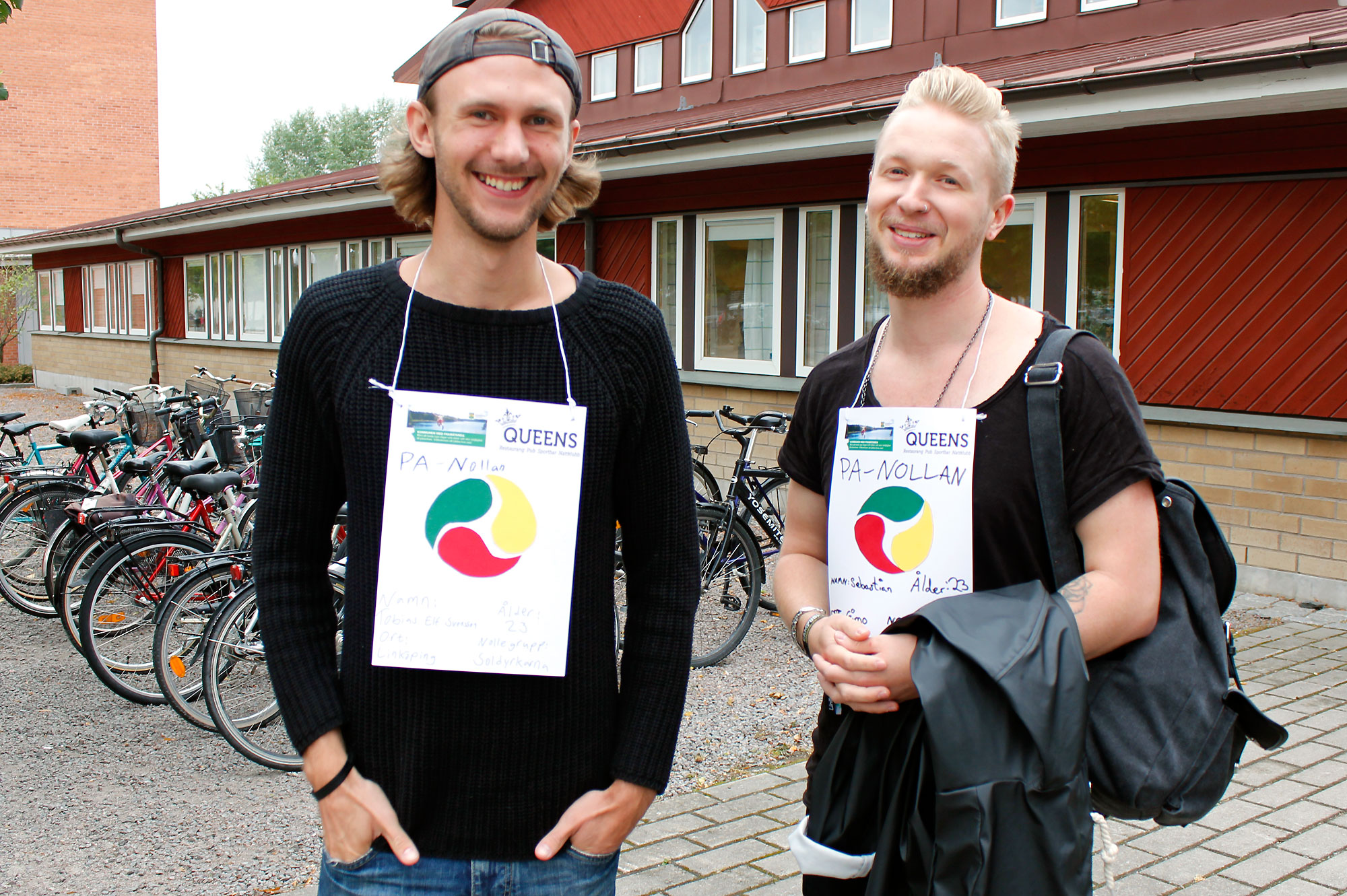 Tobias Elf Svensson och Sebastian Sundin har börjat på PA-programmet