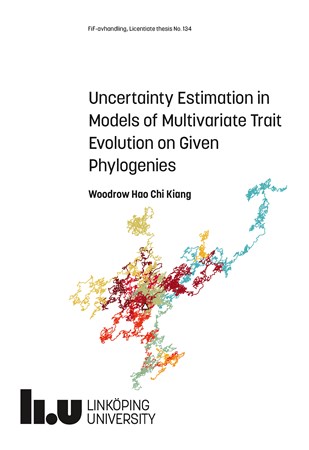 Cover of publication 'Uncertainty Estimation in Models of Multivariate Trait Evolution on Given Phylogenies'