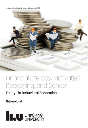Cover of publication 'Financial literacy, motivated reasoning, and gender: essays in behavioral economics'