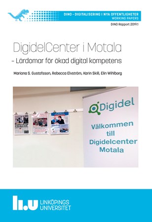 Omslag för publikation 'DigidelCenter i Motala: Lärdomar för ökad digital kompetens'