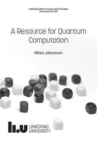 Cover of publication 'A Resource for Quantum Computation'