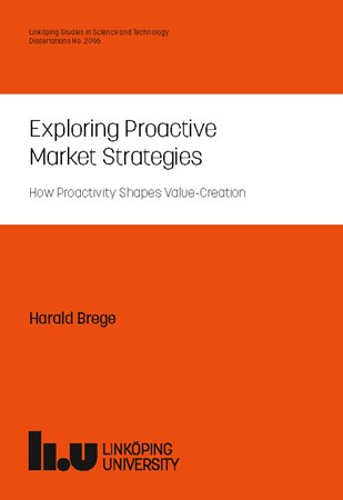 Cover of publication 'Exploring Proactive Market Strategies: How Proactivity Shapes Value-Creation'