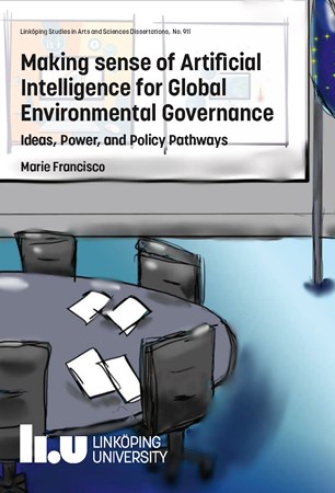 Cover of publication 'Making Sense of Artificial Intelligence for Global Environmental Governance: Ideas, Power, and Policy Pathways'