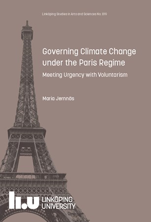 Omslag för publikation 'Governing Climate Change under the Paris Regime: Meeting Urgency with Voluntarism'