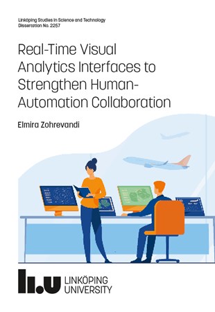 Cover of publication 'Real-Time Visual Analytics Interfaces to Strengthen Human-Automation Collaboration'