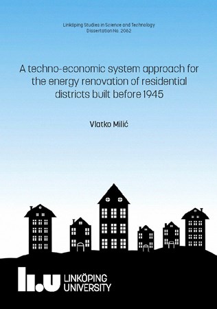 Cover of publication 'A techno-economic system approach for the energy renovation of residential districts built before 1945'