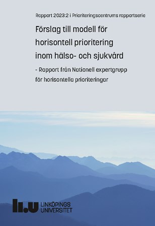 Omslag för publikation 'Model for horizontal priority setting - a suggestion: Report from National expert group for horizontal priority setting'