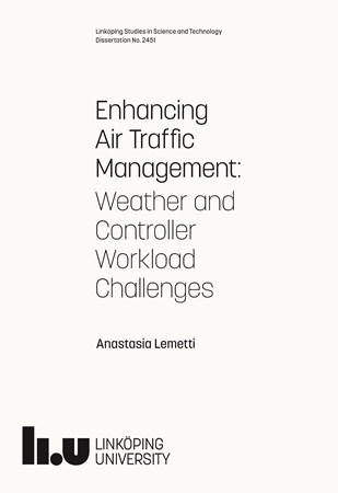 Omslag för publikation 'Enhancing Air Traffic Management: Weather and Controller Workload Challenges'