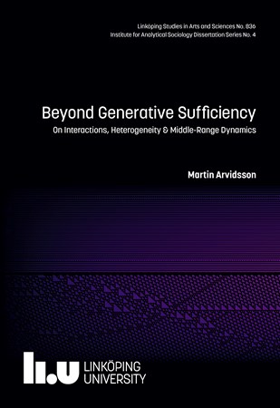 Cover of publication 'Beyond Generative Sufficiency: On Interactions, Heterogeneity & Middle-Range Dynamics'