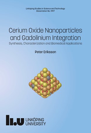 Cover of publication 'Cerium Oxide Nanoparticles and Gadolinium Integration: Synthesis, Characterization and Biomedical Applications'