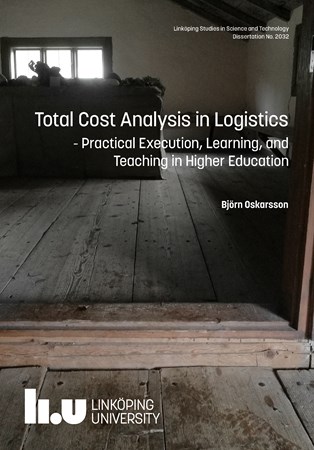Cover of publication 'Total Cost Analysis in Logistics: Practical Execution, Learning, and Teaching in Higher Education'