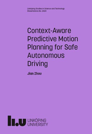 Cover of publication 'Context-Aware Predictive Motion Planning for Safe Autonomous Driving'