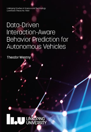 Cover of publication 'Data-Driven Interaction-Aware Behavior Prediction for Autonomous Vehicles'