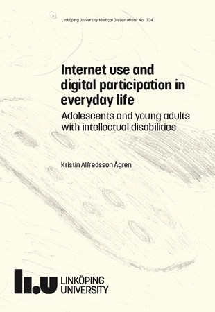 Cover of publication 'Internet use and digital participation in everyday life: Adolescents and young adults with intellectual disabilities'