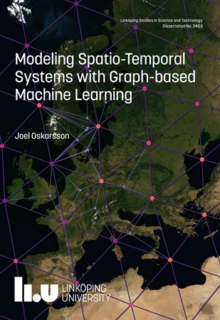 Omslag för publikation 'Modeling Spatio-Temporal Systems with Graph-based Machine Learning'