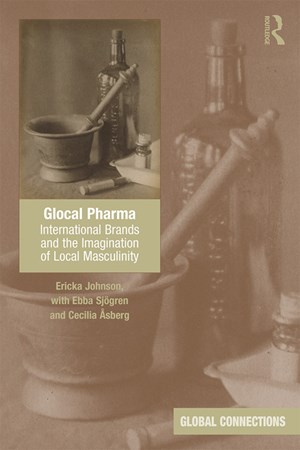 Cover of publication 'Glocal Pharma: international brands and the imagination of local masculinity'