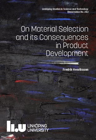 Cover of publication 'On Material selection and its consequences in product development'