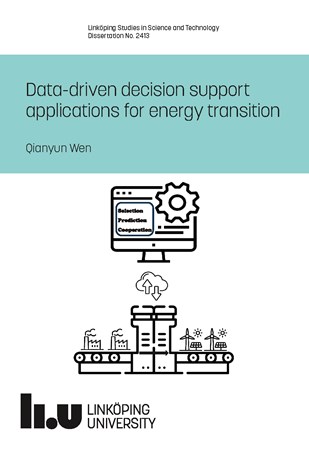 Cover of publication 'Data-driven Decision Support Applications for Energy Transition'