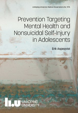 Cover of publication 'Prevention Targeting Mental Health and Nonsuicidal Self-injury in Adolescents'