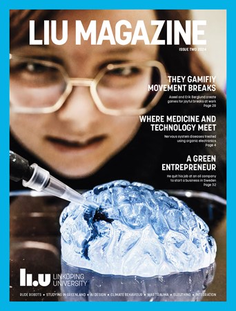 Cover of publication 'LiU Magazine'
