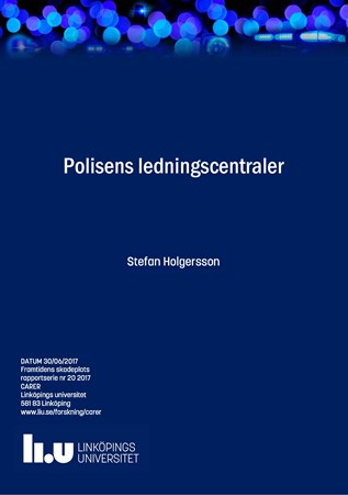 Omslag för publikation 'Polisens ledningscentraler'