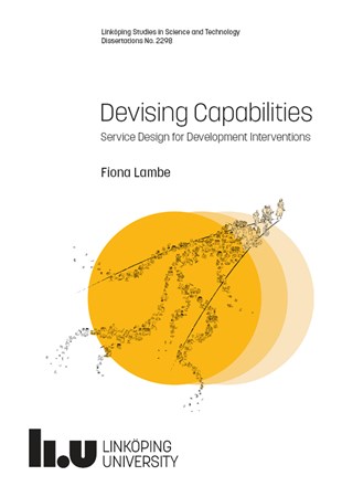 Omslag för publikation 'Devising Capabilities: Service Design for Development Interventions'