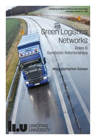 Cover of publication 'Green Logistics Networks: Roles & Symbiotic Relationships'