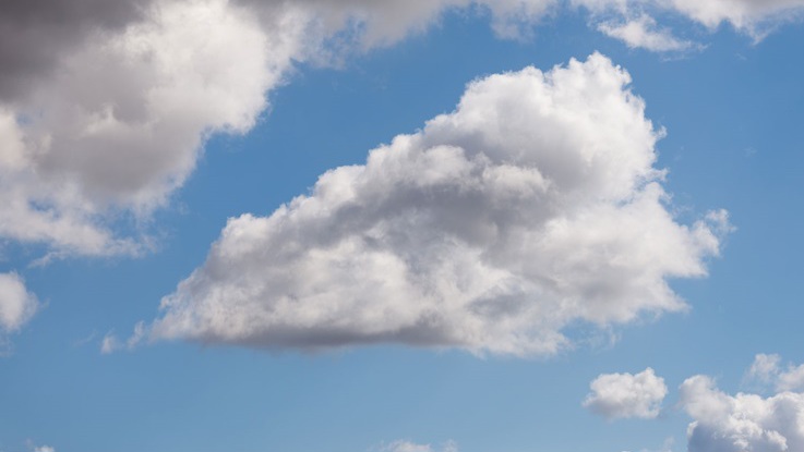 Bild på moln. Picture on clouds
