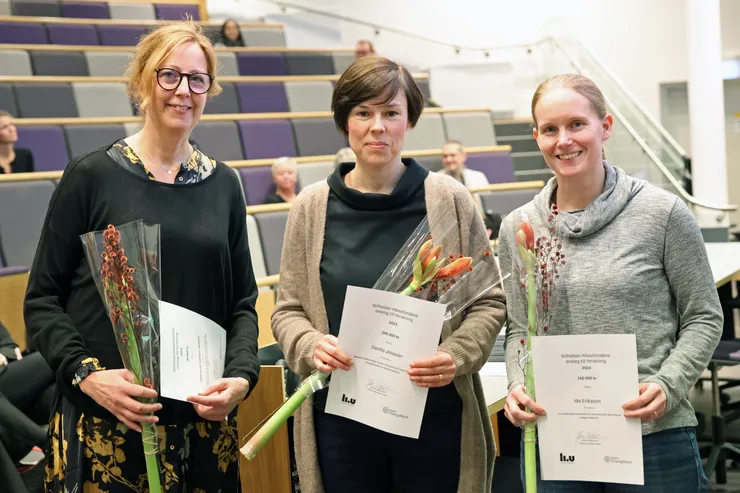 Fakultetskollegium med mingel, föreläsningar och prisutdelning