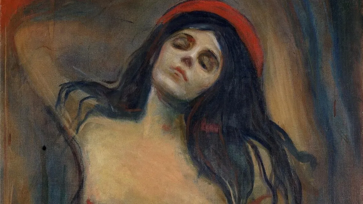The painting Madonna, Edvard Munch