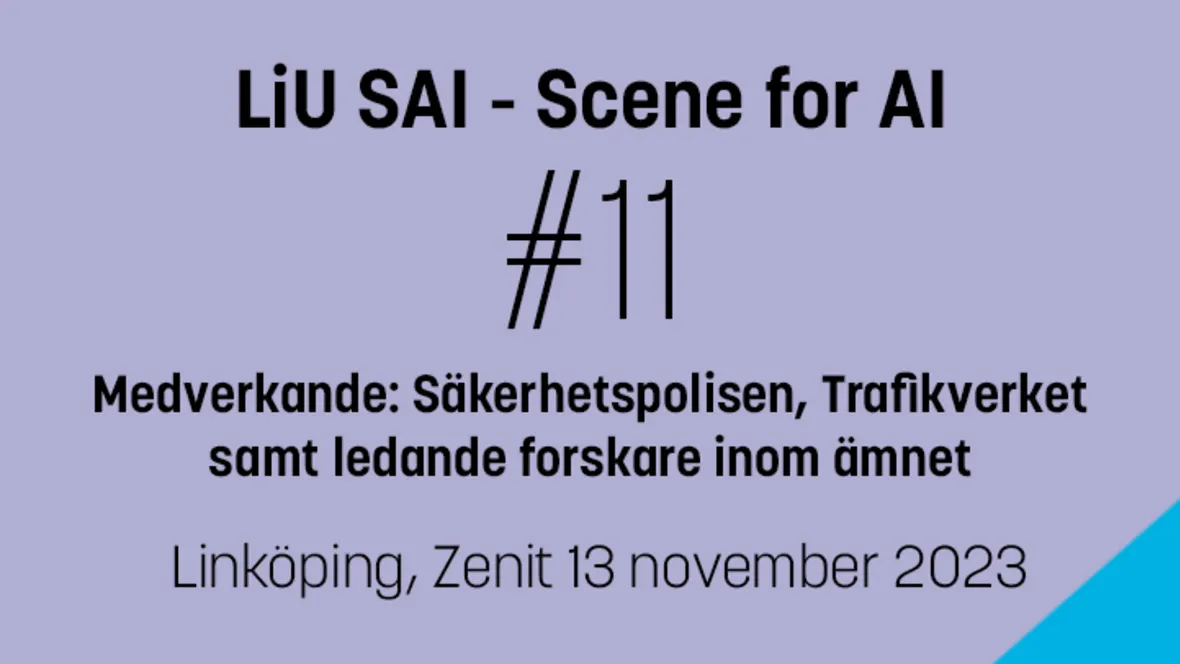 Färger med text om Scenen för AI tillfälle 11