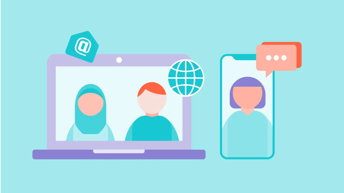 Contact illustration